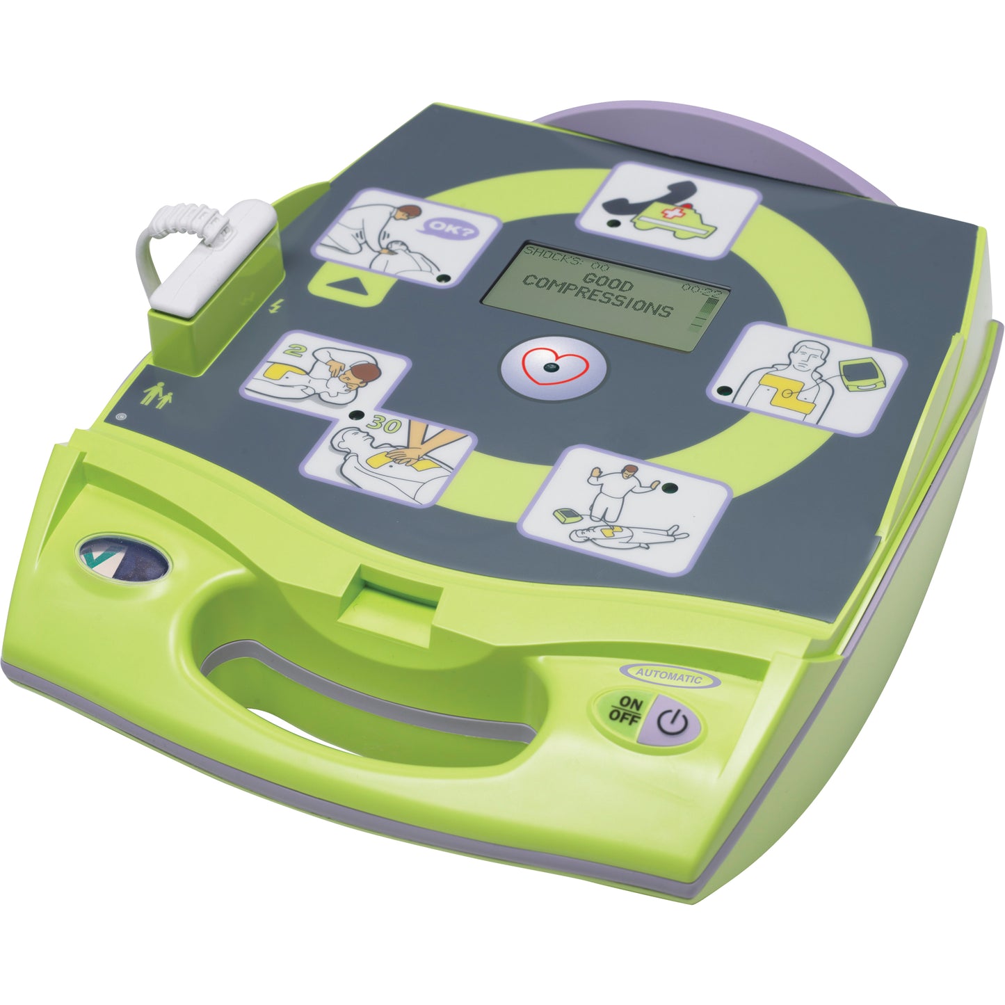 Zoll AED Plus® Defibrillator, Automatic, English, Class 4
