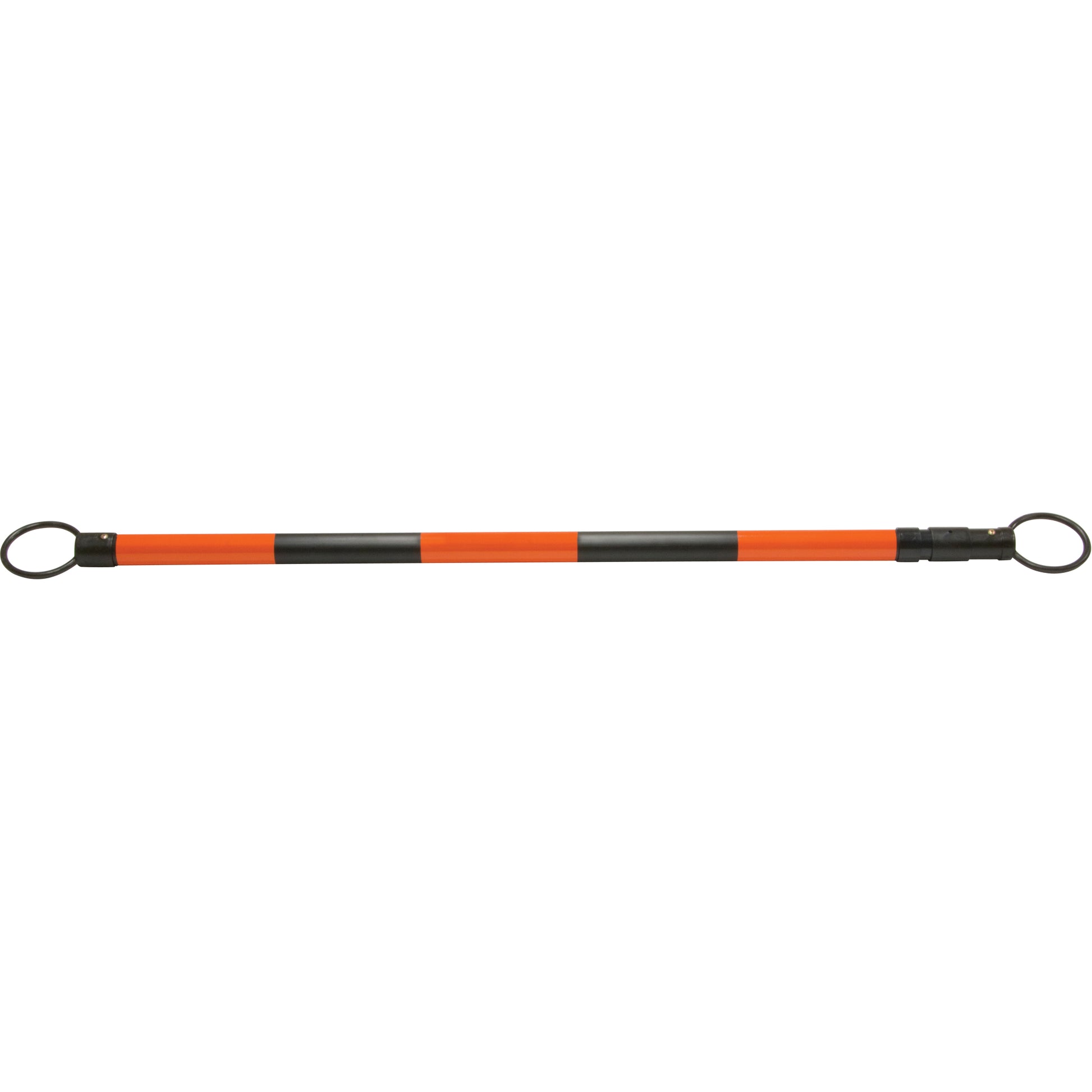 Zenith Safety Products Retractable Cone Bar, 7' 5" Extended Length, Black/Orange