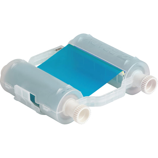 Brady Printer Ribbon, 4.33" x 200', Cyan