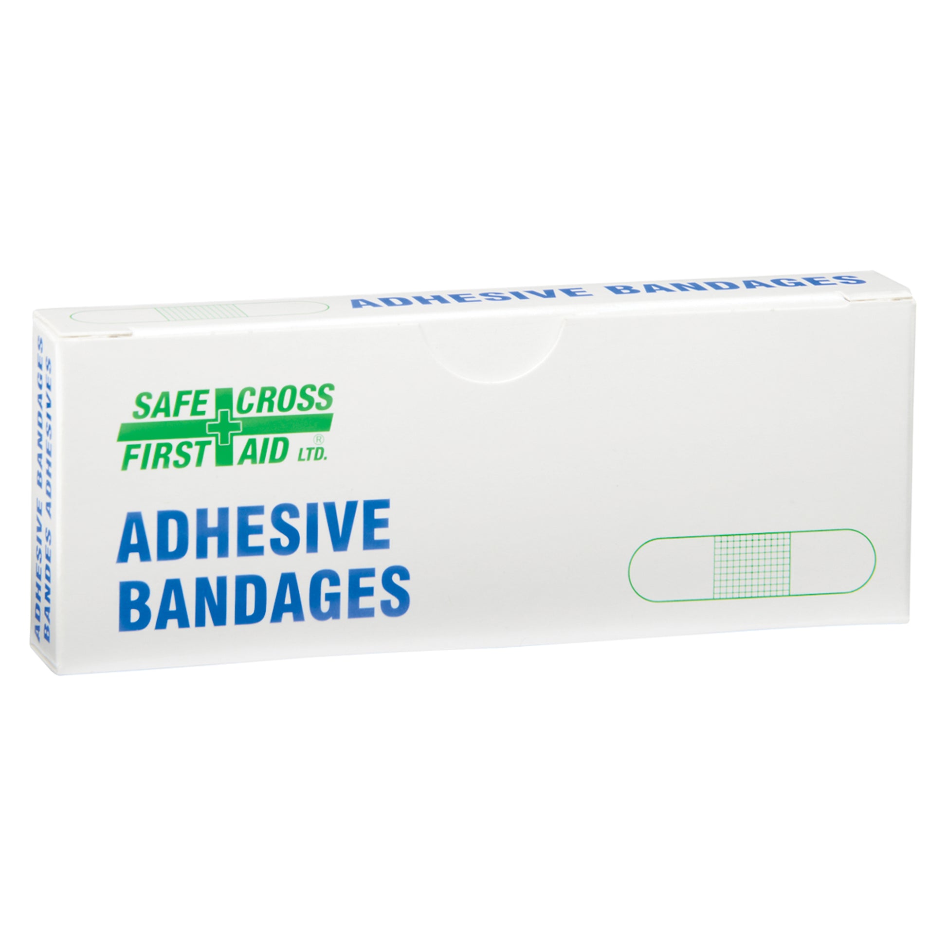 Safecross Bandages, Rectangular/Square, 3", Plastic, Non-Sterile