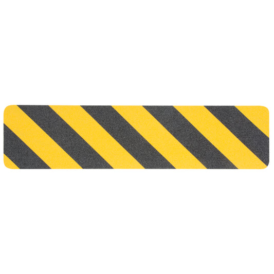 Zenith Safety Products Anti-Skid Tape, 6" x 24", Black & Yellow