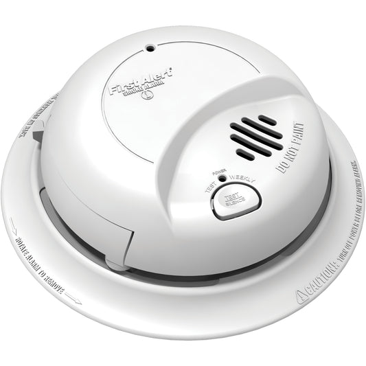 BRK Electronics 120V Hardwired Smoke Alarm with Battery Back-Up