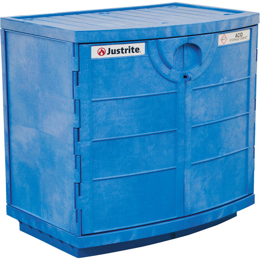Polyethylene Corrosive/Acid Cabinet, 24 gal., 36" x 35" x 25"
