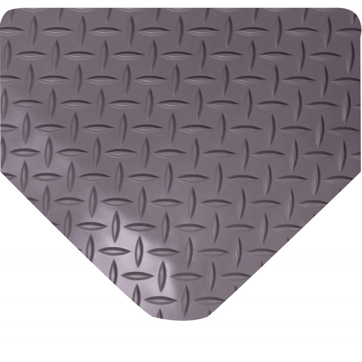 Wearwell SpongeCote® Mats No.415, Diamond, 2' x 10' x 9/16", Grey, PVC Sponge