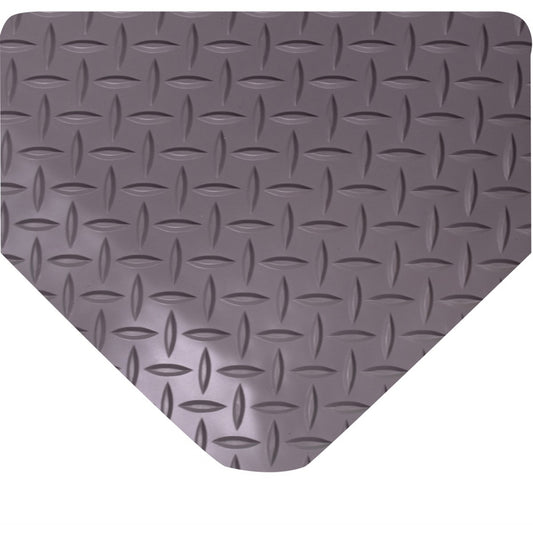 Wearwell SpongeCote® Mats No.415, Diamond, 2' x 10' x 9/16", Grey, PVC Sponge