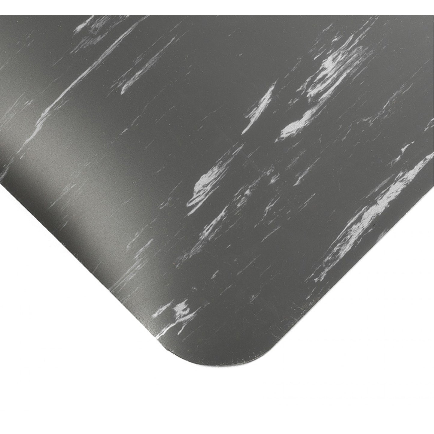 Wearwell Tile-Top AM Spongecote Anti-Microbial Mats No.420, Smooth, 4' x 10' x 1/2", Charcoal, Nitrile/Vinyl