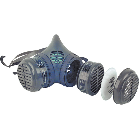 Moldex 8000 Series Assembled Respirator, Elastomer/Thermoplastic, Large