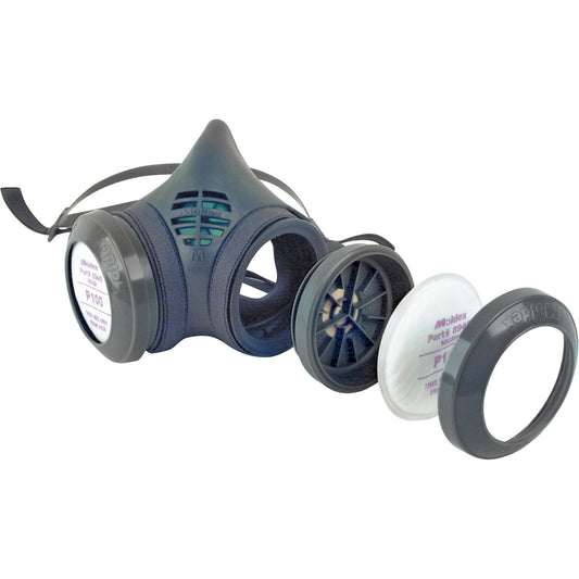 Moldex 8000 Series Assembled Respirator, Elastomer/Thermoplastic, Medium