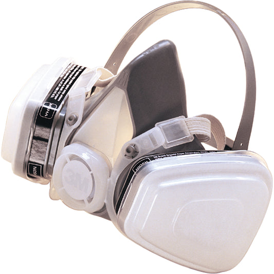 3M P95 Paint Spray/Pesticide Half Facepiece Disposable Respirator, Elastomer/Thermoplastic, Large