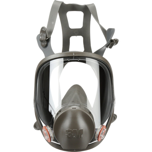 3M 6000 Series Full Facepiece Reusable Respirator, Elastomer/Silicone/Thermoplastic, Large