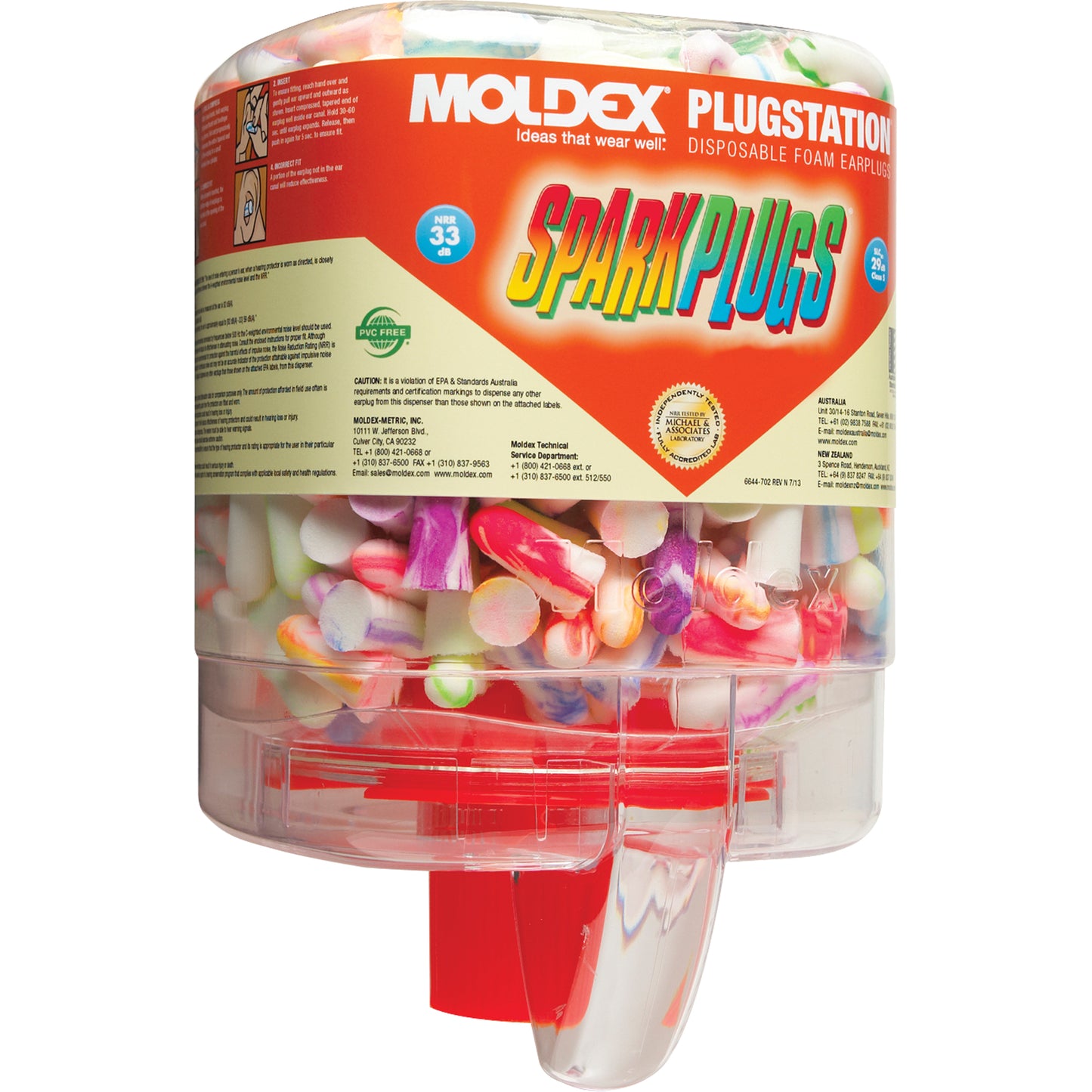 Moldex SparkPlugs® Plugstation® Earplugs Dispenser