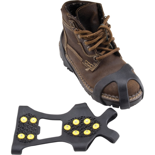 Zenith Safety Products Anti-Slip Ice Cleats, Steel, Stud Traction, X-Large