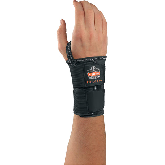Ergodyne ProFlex® 4010 Double Strap Wrist Support, Elastic, Right Hand, Medium