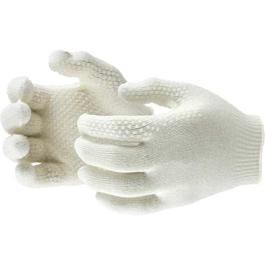 Superior Glove Works Ltd. String Knit Glove, Cotton, Single Sided, 7 Gauge, Large