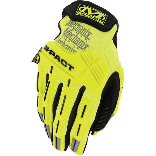 Mechanix Wear M-Pact® High-Visibility Yellow Gloves, Synthetic Palm, Size X-Large