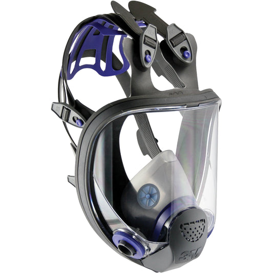 3M Ultimate FX FF-400 Series Full Facepiece Respirator, Silicone, Large