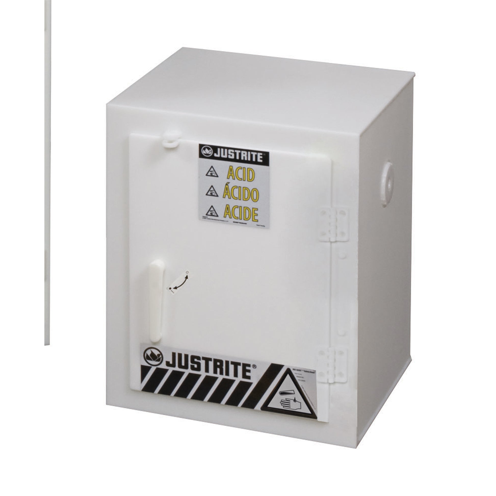 Solid Polyethylene Acid Cabinets, 6 x 0.66043 Gal., 17" x 22" x 17"