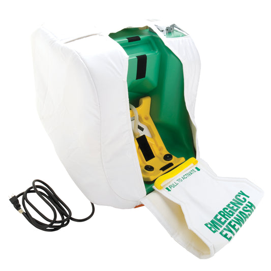 Haws Heated Portable Eyewash Station, Gravity-Fed, 16 gal. Capacity, Meets ANSI Z358.1