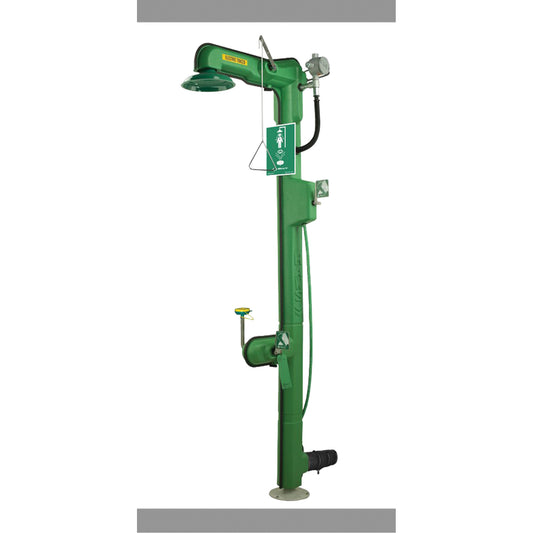Haws Heat-Traced Combination Emergency Shower & Eye/Face Wash Station, Wall-Mount