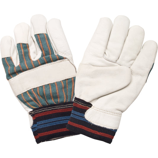 Zenith Safety Products Abrasion-Resistant Winter-Lined Work Gloves, Medium, Grain Cowhide Palm, Cotton Fleece Inner Lining