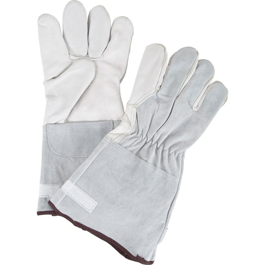 Zenith Safety Products Ultimate Dexterity Winter-Lined Work Gloves, X-Large, Grain Goatskin Palm, Fleece Inner Lining