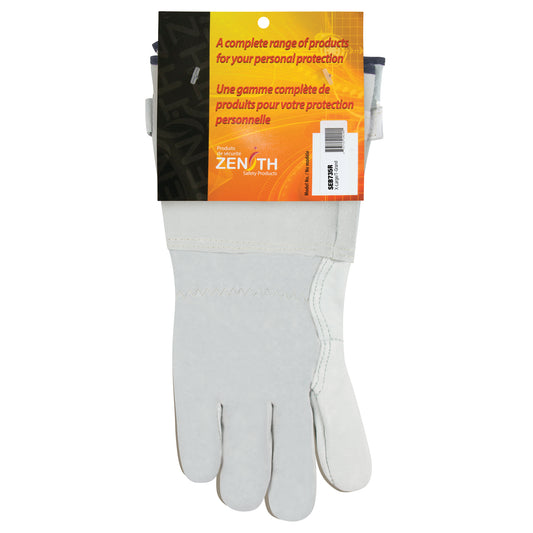 Zenith Safety Products Standard-Duty Snug Wrist Work Gloves, X-Large, Goat Grain Palm