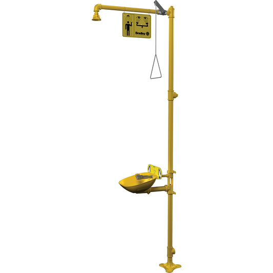 Bradley Halo™ Combination Emergency Shower & Eyewash Station