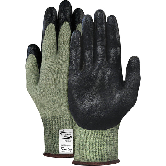 Ansell ActivArmr® 80-813 Gloves, Size 6/X-Small, 13 Gauge, Foam Nitrile Coated, Kevlar® Shell, ASTM ANSI Level A4/EN 388 Level C