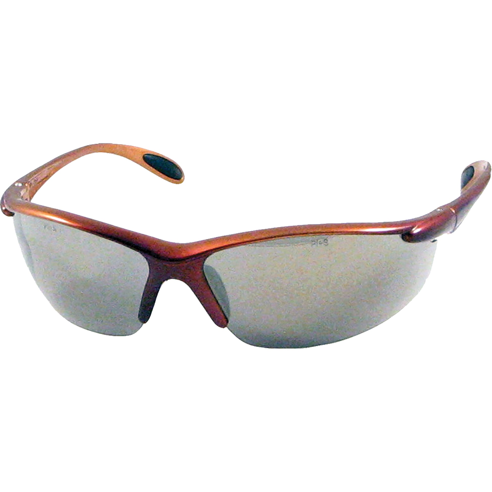 Dentec Catalina™ Brown Metallic Frame Safety Glasses, Indoor/Outdoor Lens, ANSI Z87+/Meets/Exceeds CSA Z94.3