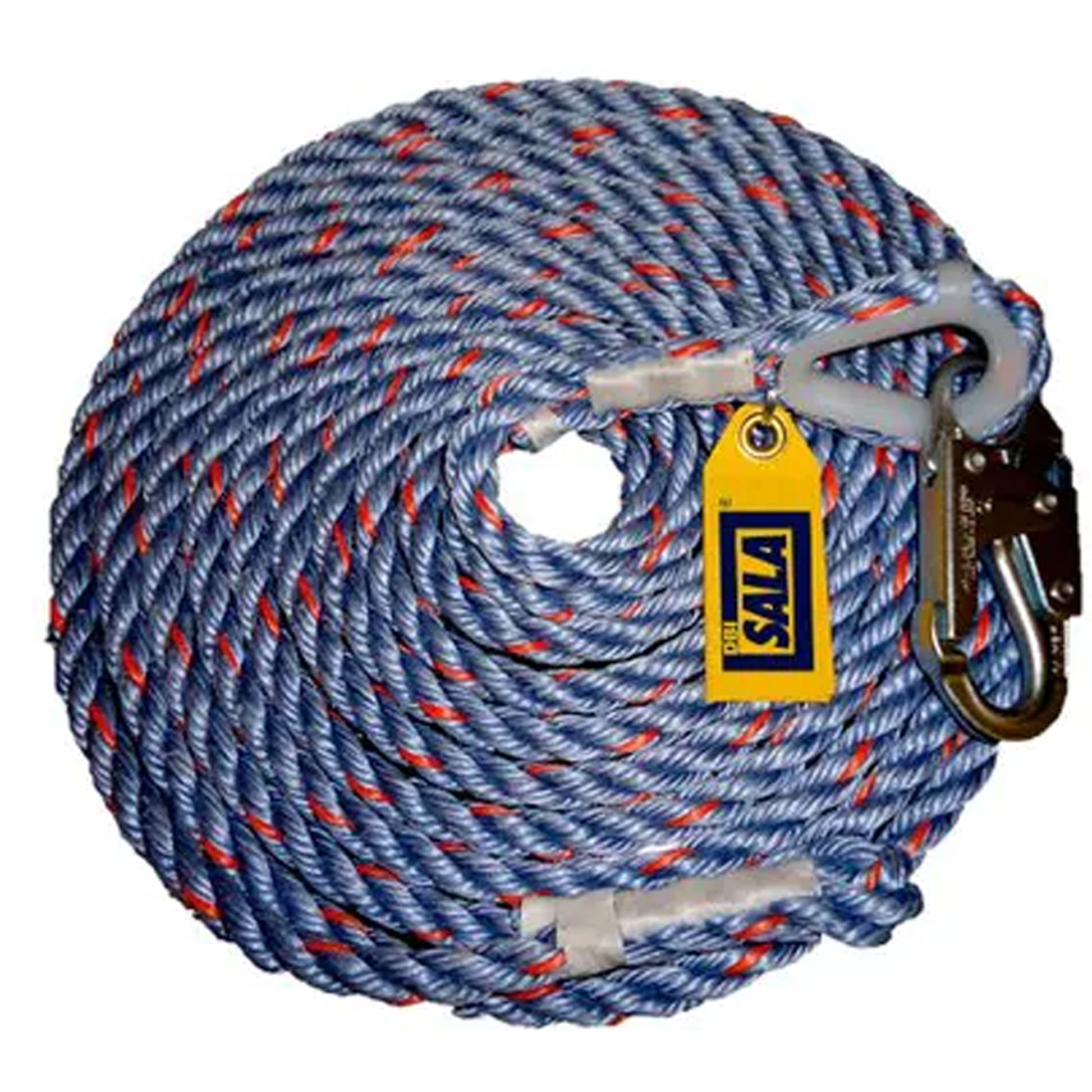 3M DBI Sala Fall Protection DBI-SALA® Rope Lifeline with Snap Hook, Polyester/Polypropylene