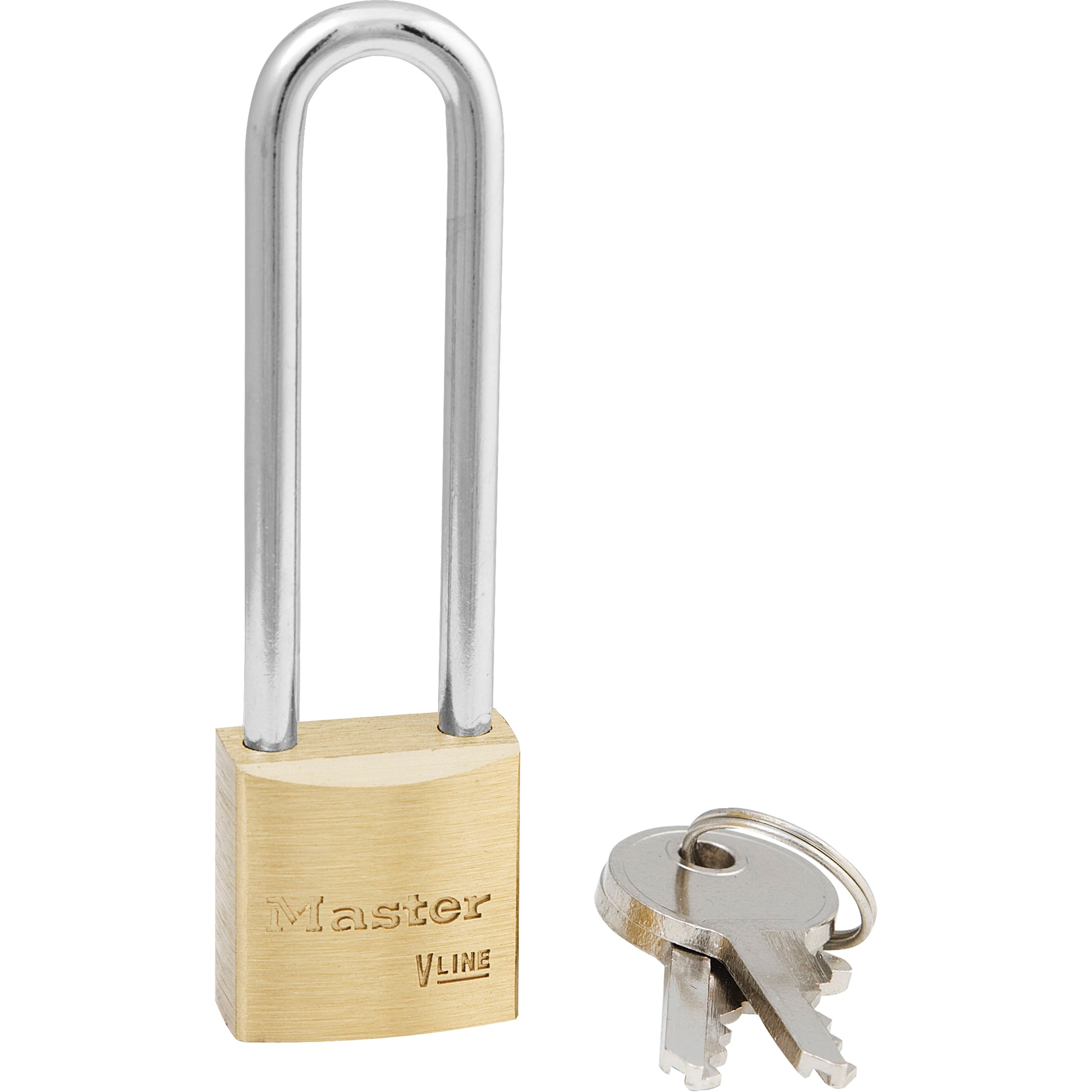 Master Lock ProSeries® Pin Tumbler Padlock, Resettable, Brass Coating, 1-9/16" Width