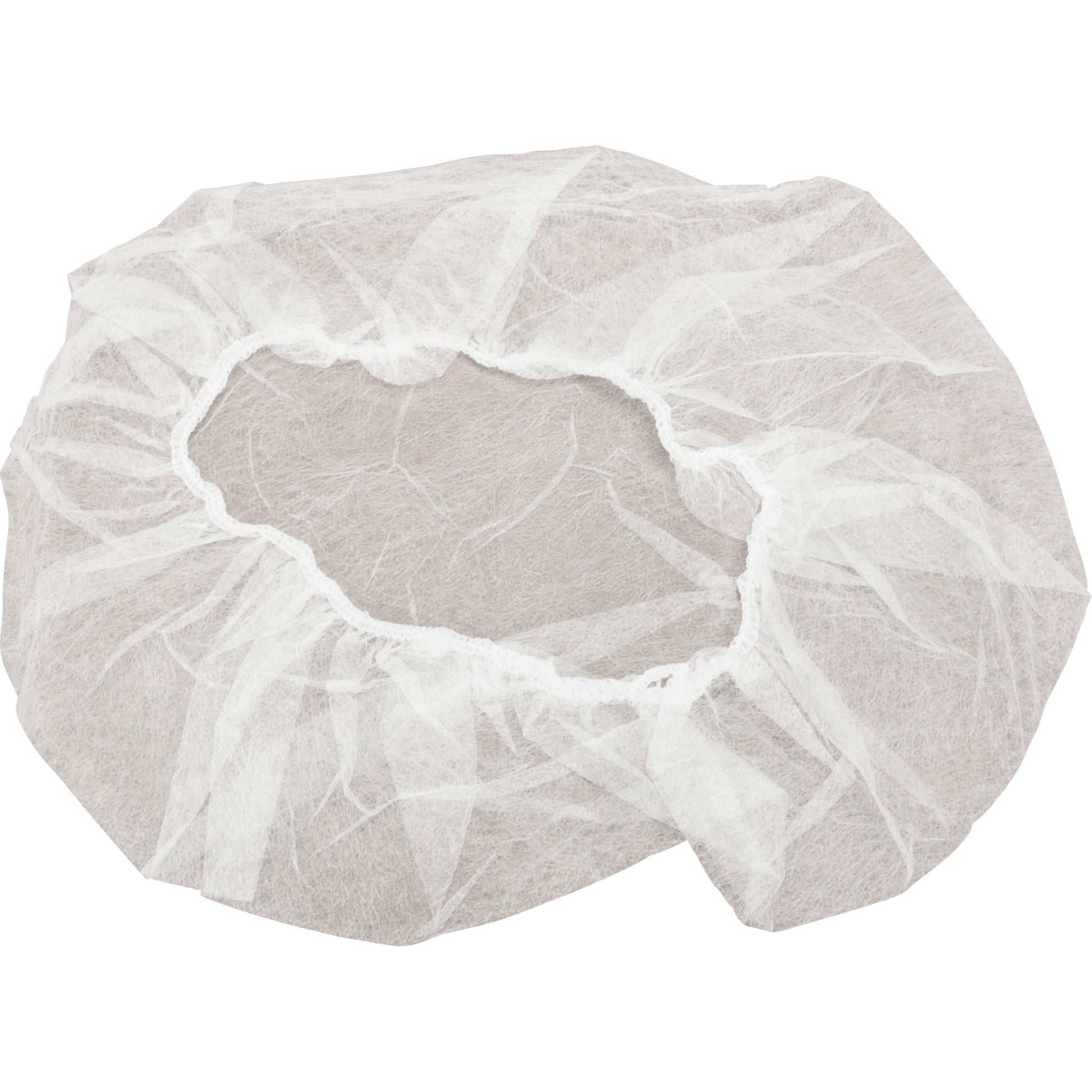 Zenith Safety Products Non-Woven Bouffant Caps, Polypropylene, 21"/Large, White
