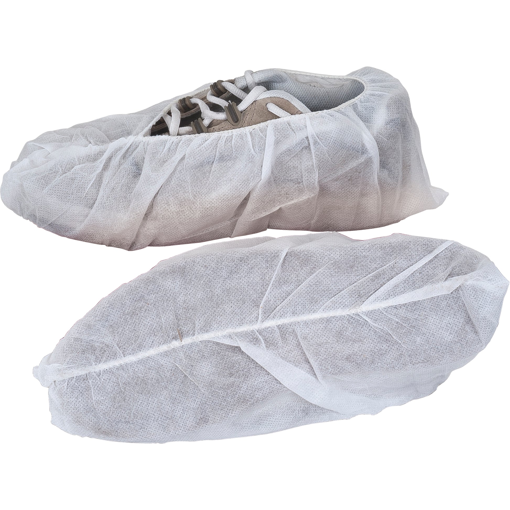 Zenith Safety Products Shoe Covers, X-Large, Polypropylene, White
