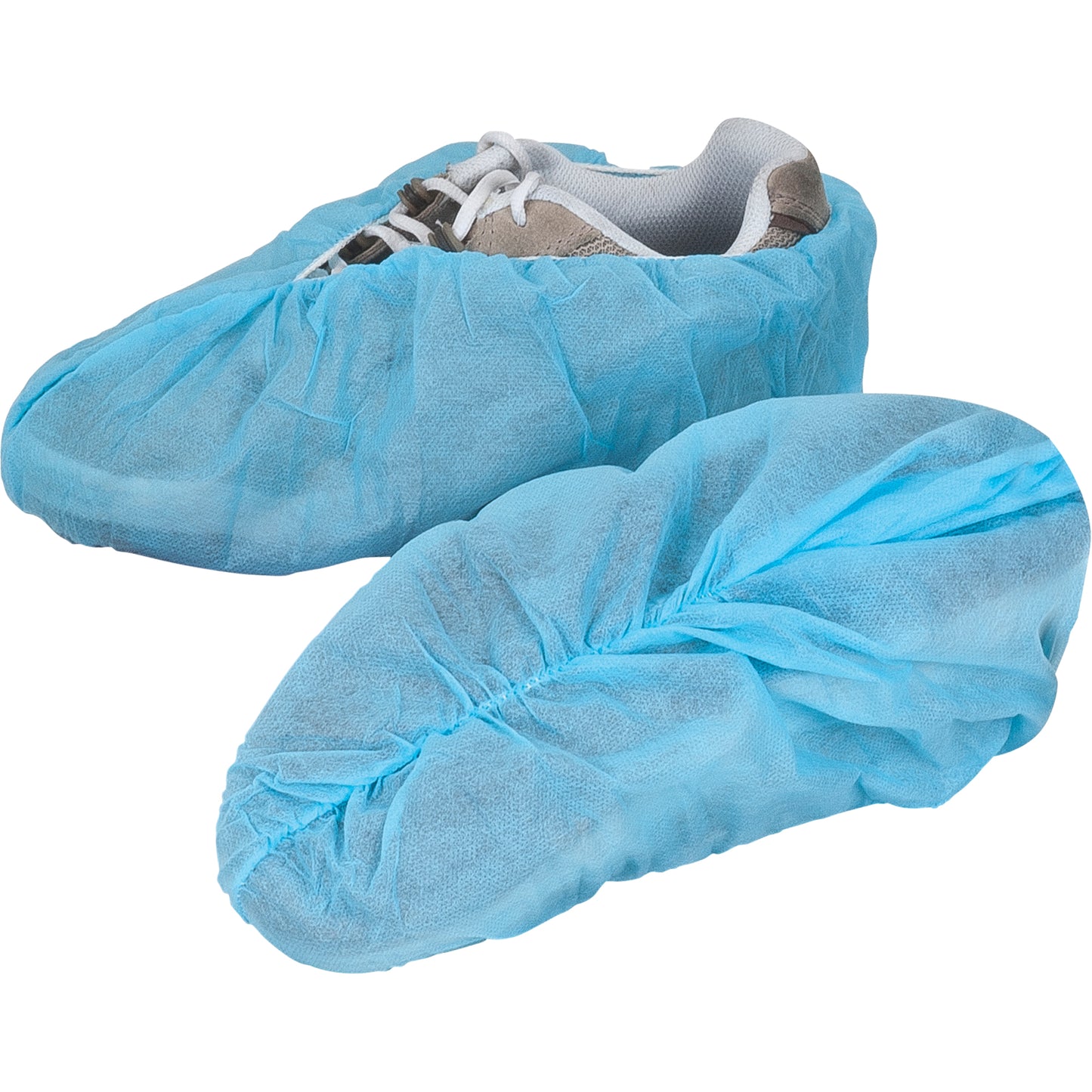 Zenith Safety Products Shoe Covers, Large, Polypropylene, Blue