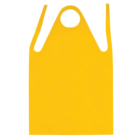 Ronco Apron, Polyurethane, 45" L x 35" W, Yellow