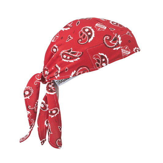 Ergodyne Chill-Its® 6615 Cooling Dew Rags, Red