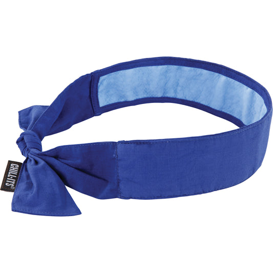 Ergodyne Chill-Its® 6700CT Cooling Bandanas, Blue