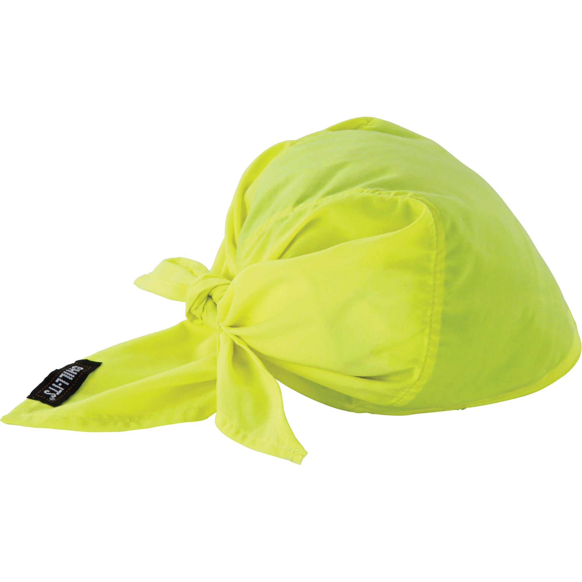 Ergodyne Chill-Its® 6710CT Cooling Triangle Hats, High Visibility Lime-Yellow
