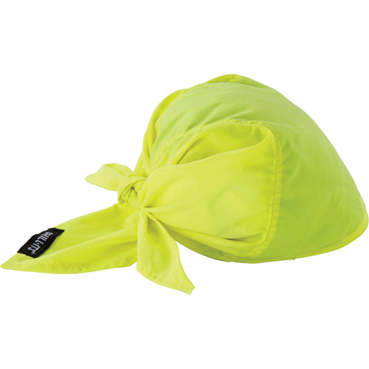 Ergodyne Chill-Its® 6710CT Cooling Triangle Hats, High Visibility Lime-Yellow