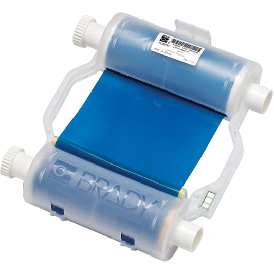Brady B30 Series Printer Ribbons, 4.33" x 200', Blue