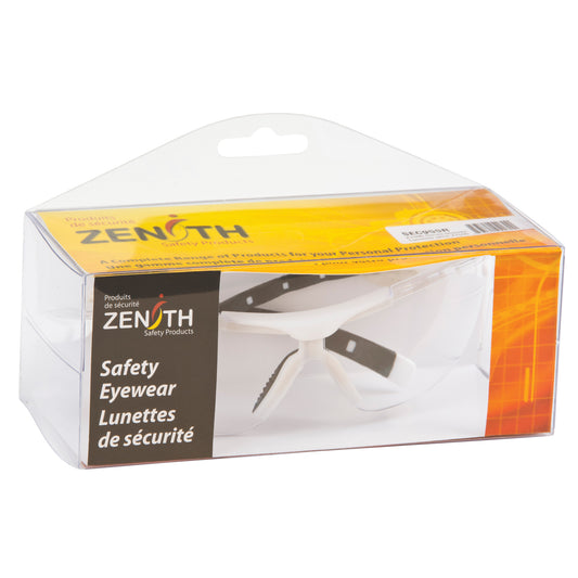 Zenith Safety Products Z1500 Series Safety Glasses, Clear Lens, Anti-Scratch, Meets/Exceeds CSA Z94.3