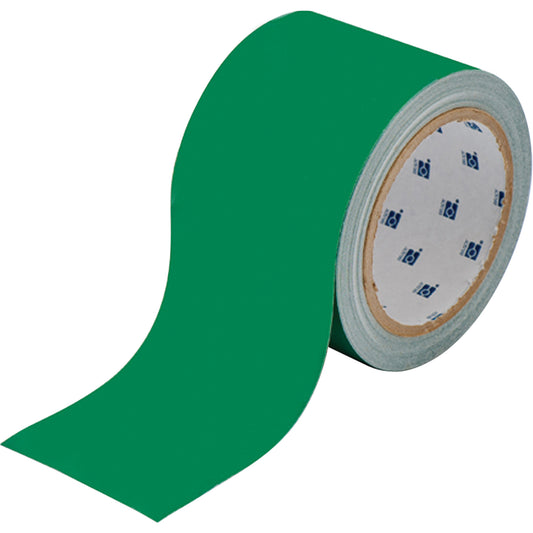 Brady ToughStripe® Floor Marking Tape, 2" x 100', Polyester, Green