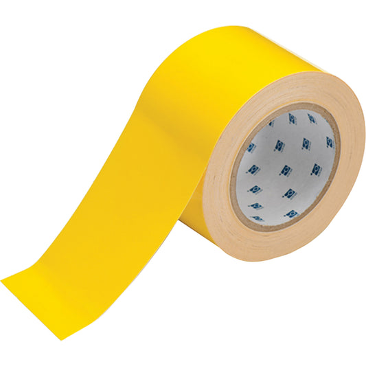 Brady ToughStripe® Floor Marking Tape, 2" x 100', Polyester, Yellow