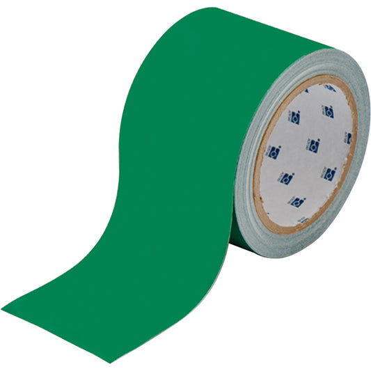 Brady ToughStripe® Floor Marking Tape, 3" x 100', Polyester, Green