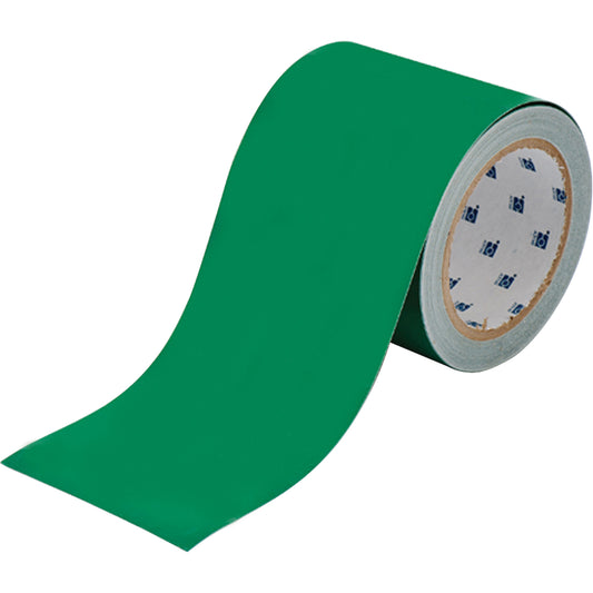Brady ToughStripe® Floor Marking Tape, 4" x 100', Polyester, Green