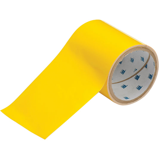 Brady ToughStripe® Floor Marking Tape, 4" x 100', Polyester, Yellow