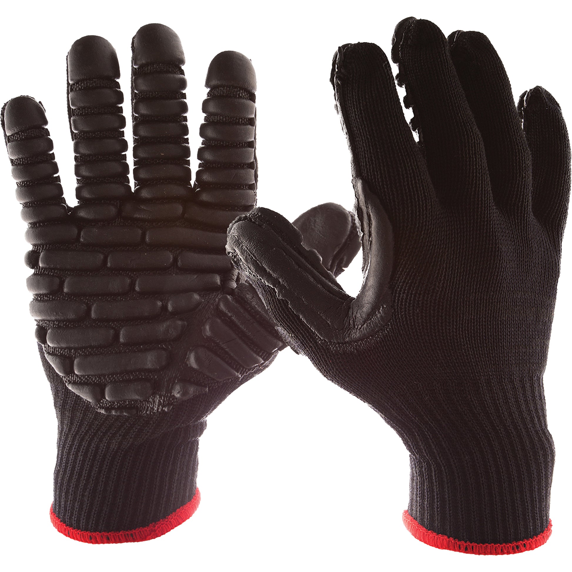Impacto Blackmaxx Vibration Dampening Gloves, Size X-Large, Synthetic Palm