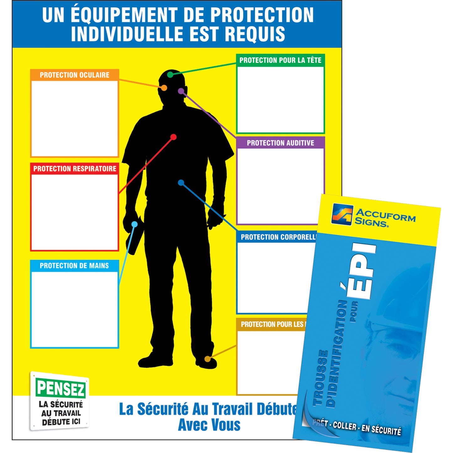 Accuform Signs PPE-ID™ Chart & Label Booklet