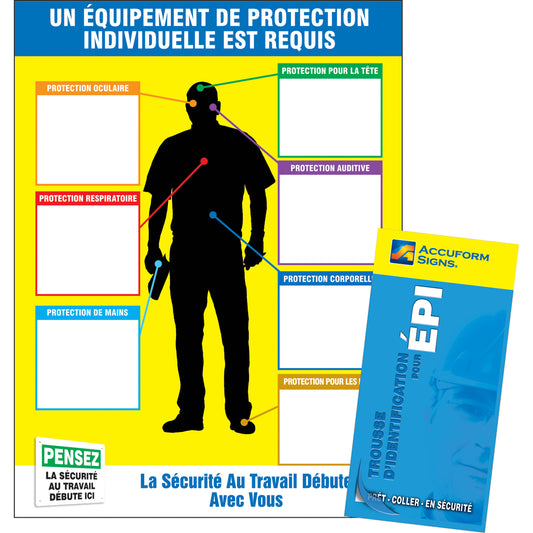 Accuform Signs PPE-ID™ Chart & Label Booklet