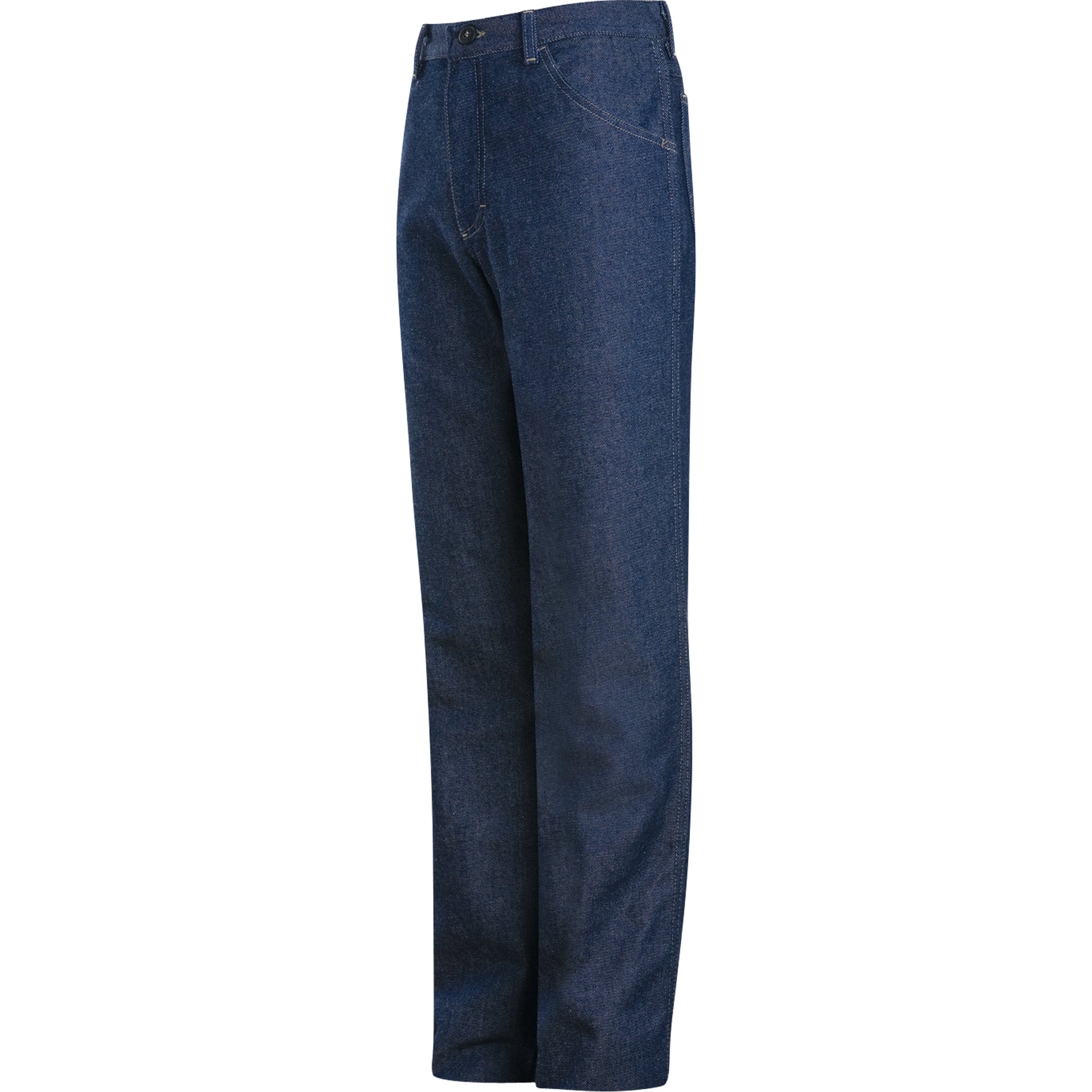 Bulwark Flame-Resistant Relaxed Fit Denim Jeans, 50, x 37, Blue, 18 cal/cm²